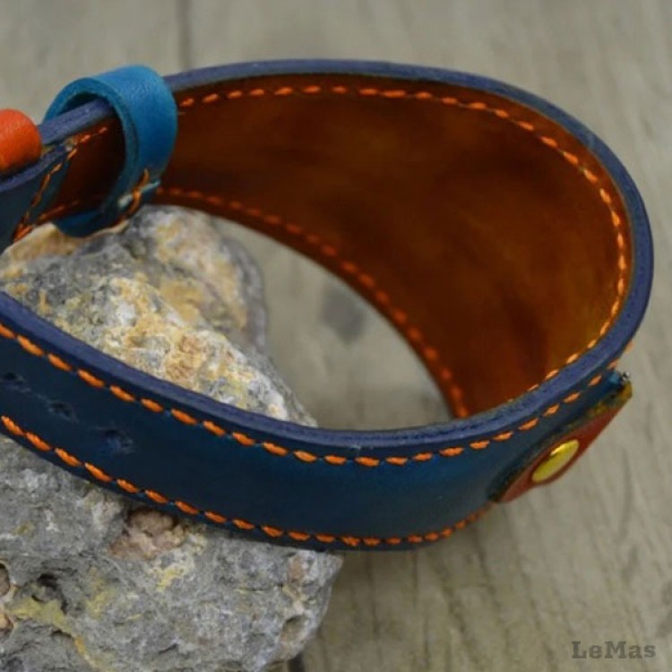 Handmade Full Band,Blue,Orange