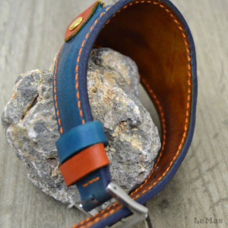 Handmade Full Band,Blue,Orange