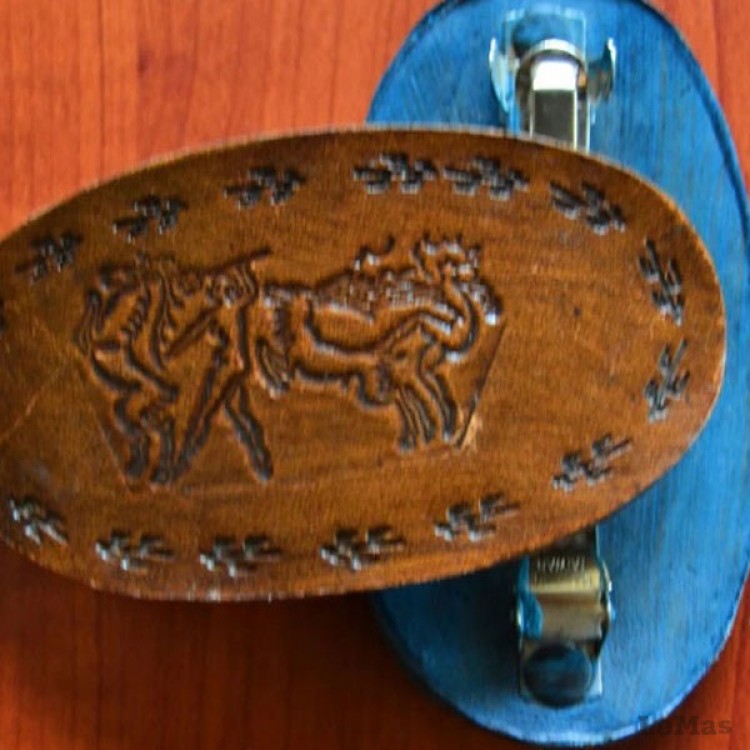 Handmade Leather Buckle, Vegetable Tanned Handmade Leather Buckle, Vegetable Tanned