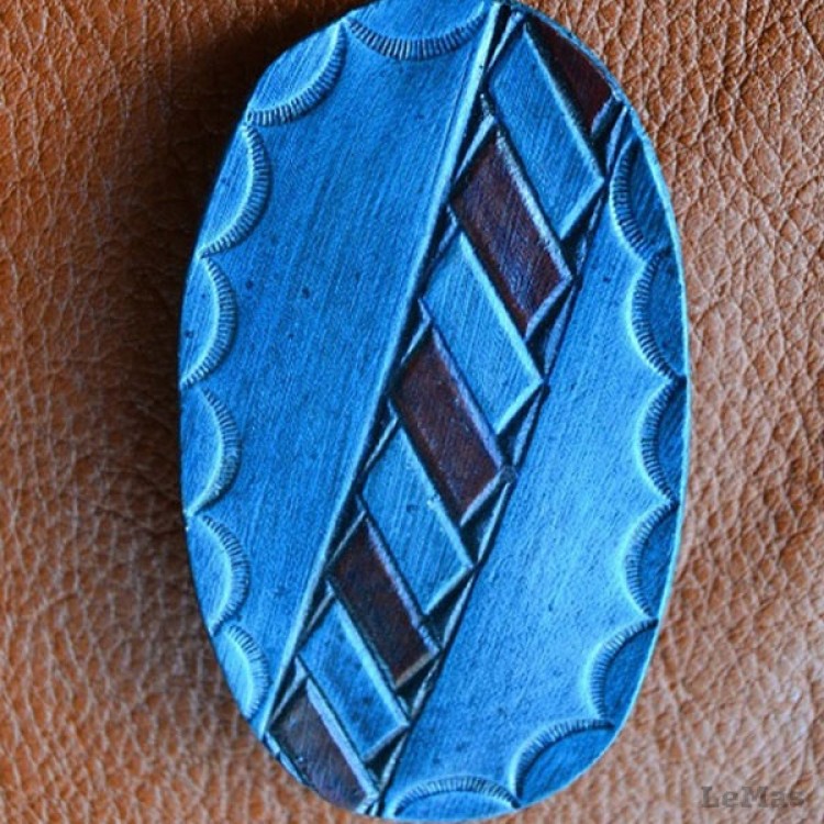 El Yapımı Deri Toka, Bitkisel Tabaklanmış