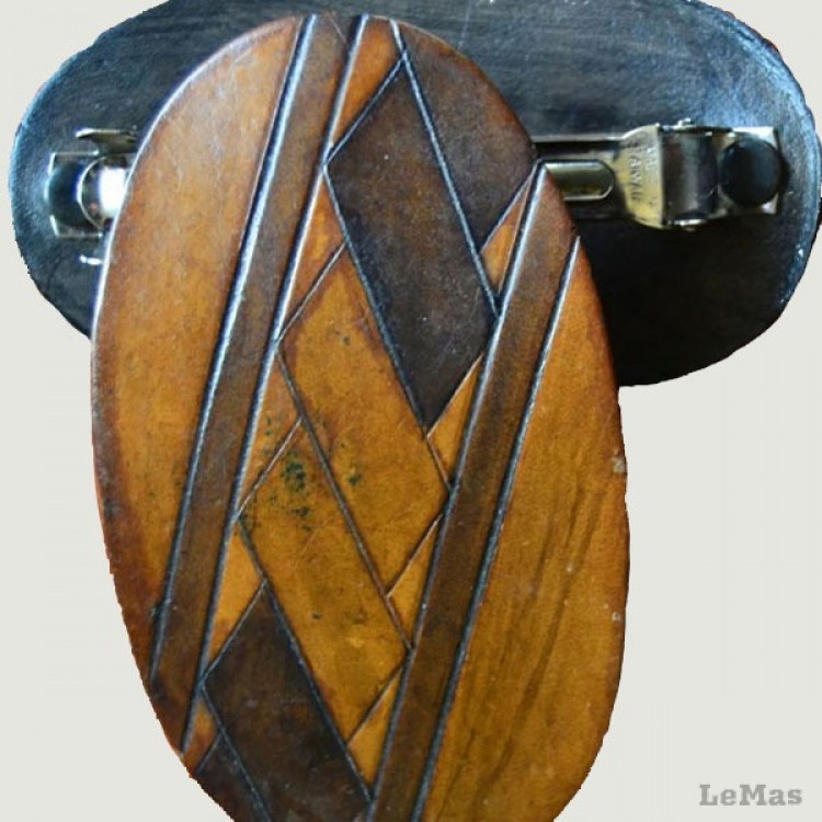 El Yapımı Deri Toka, Bitkisel Tabaklanmış