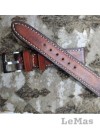 Vintage Brown Veg Tanned, Leather Watch Strap, 