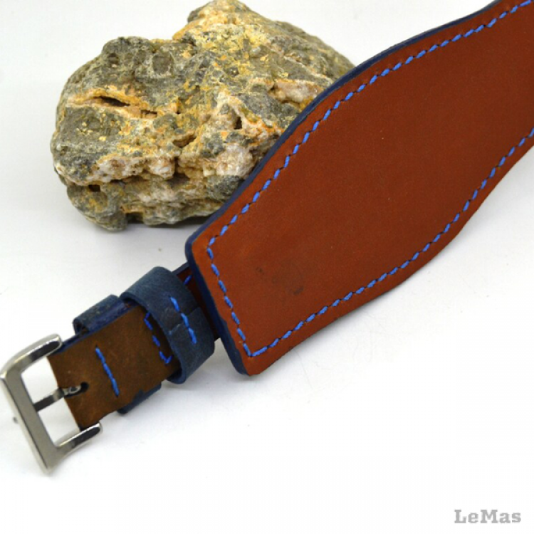 El Yapımı Crazy Mavi-Kahverengi