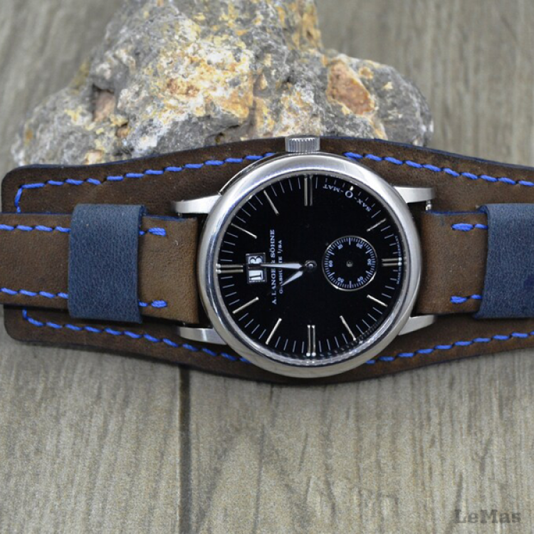 El Yapımı Crazy Mavi-Kahverengi