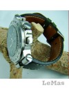 Veg Tanned Green Leather Watch Strap