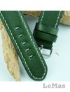 Veg Tanned Green Leather Watch Strap