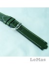 Vegetal  Yeşil Deri Saat Kayışı