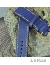 Veg Tanned Navy Blue Leather Watch Strap Veg Tanned Navy Blue Leather Watch Strap