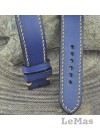 Veg Tanned Navy Blue Leather Watch Strap Veg Tanned Navy Blue Leather Watch Strap