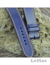 Veg Tanned Navy Blue Leather Watch Strap Veg Tanned Navy Blue Leather Watch Strap