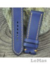 Vegetal  Lacivert Deri Saat Kayışı