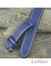 Vegetal  Lacivert Deri Saat Kayışı