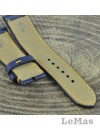 Veg Tanned Navy Blue Leather Watch Strap Veg Tanned Navy Blue Leather Watch Strap