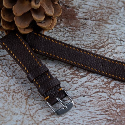 Brown Leather Watch Strap