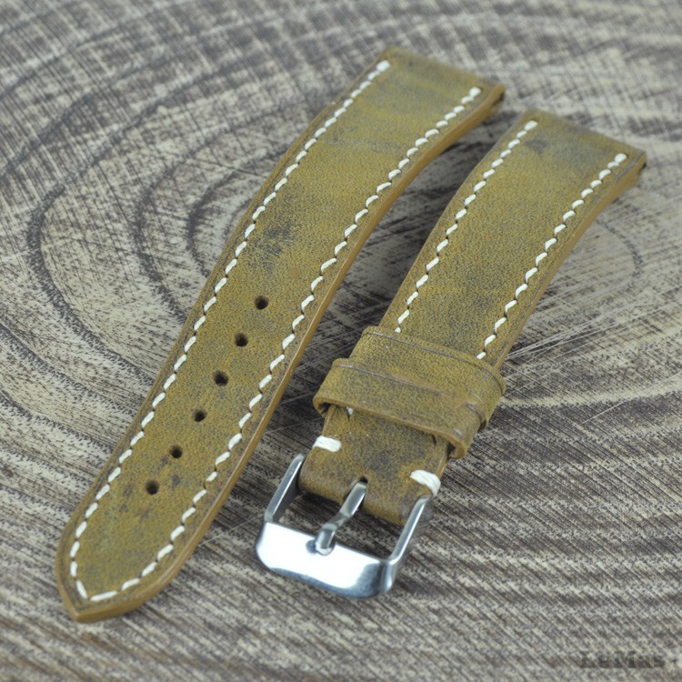 Kahve Deri Saat Kayışı