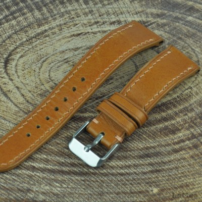 Veg Tanned Tan Leather Watch Strap