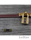 Bordo Deri Saat Kayışı,  Hermes Kelly Saatler İçin