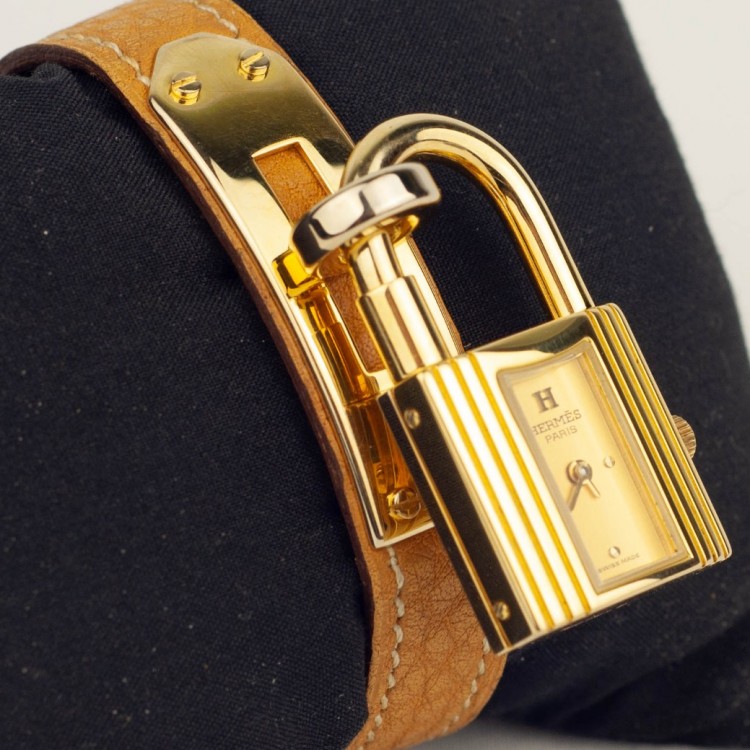 Taba Deri Saat Kayışı,  Hermes Kelly Saatler İçin 