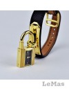 Siyah Deri Saat Kayışı,  Hermes Kelly Saatler İçin