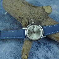 Vintage Blue Crazy, Leather Watch Strap