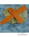El Yapımı Deri Turuncu Kayış