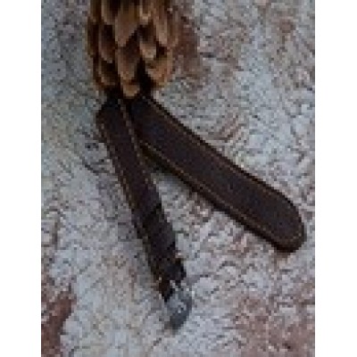 Burgundy Leather Watch Strap For Hermes Kelly Watches