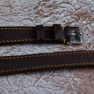 Brown Leather Watch Strap